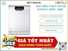 MÁY RỬA CHÉN ÂM TỦ HAFELE  HDW - F60C  533.23.200